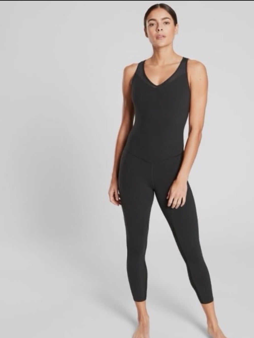 Athleta Black Formation Bodysuit in Powervita